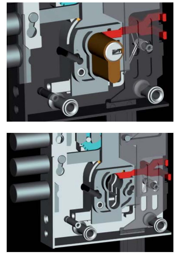 Cisa Revolution Pro Β6515-48 κλειδαριά νέας τεχνολογίας κυλίνδρου για πόρτες ασφαλείας με καταπέλτη